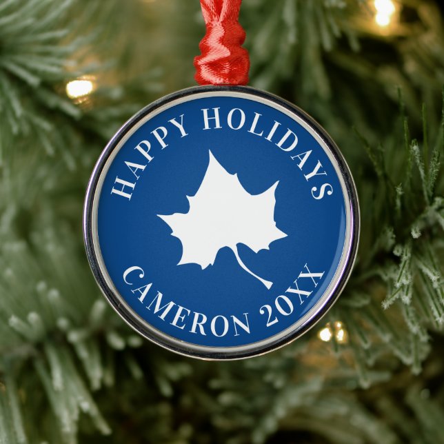 Adorno Metálico Leaf de Indiana (Árbol)