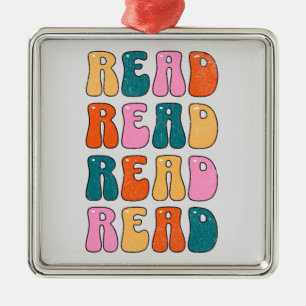 Adorno Metálico Leer Leer Leer Leer