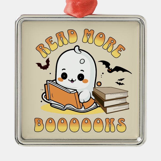 Adorno Metálico Leer más libros (Frente)