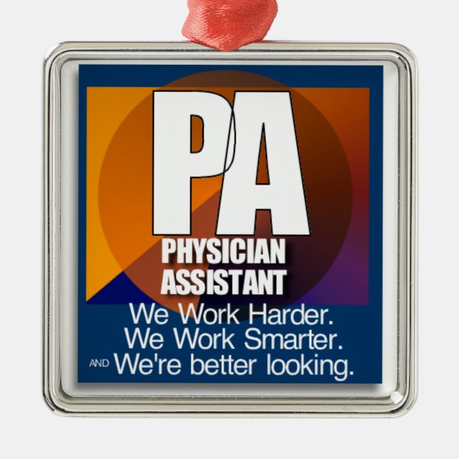 ADORNO METÁLICO LEMA DEL PA TRABAJAMOS MÁS DIFÍCILMENTE UN NAVIDAD (Frente)