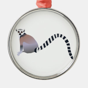 Adorno Metálico Lemur Anillo-Atado