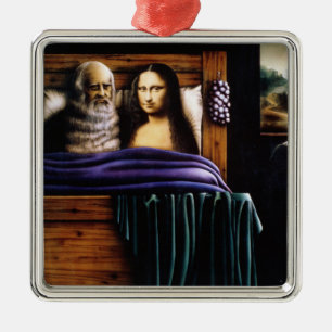 Adorno Metálico Leo y Mona