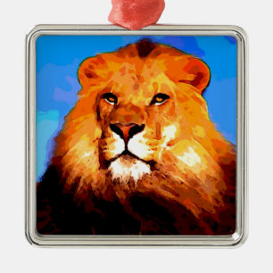 Adorno Metálico León