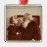 León Tolstoy con su nieta, Tatiana
