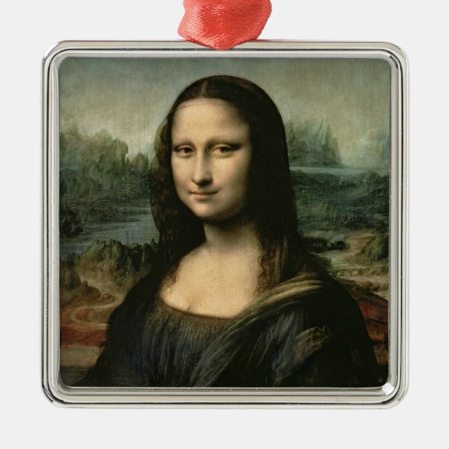 Adorno Metálico Leonardo Vinci | Mona Lisa, c.1503-6 (Frente)
