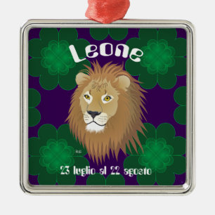 Adorno Metálico Leone 23 luglio al 22 Ornamenti