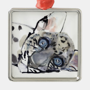 Adorno Metálico Leopardo árabe 2008 3