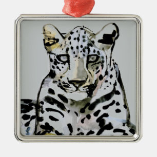 Adorno Metálico Leopardo árabe 2008 7