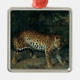 Adorno Metálico Leopardo hembra (Jean-Baptiste Oudry)