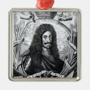 Adorno Metálico Leopoldo I , Rey de Hungría y Santo Román