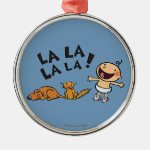 Adorno Metálico Leslie Patricelli canta bebé con panecillos