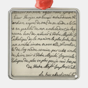 Adorno Metálico Letra de George I a Charles VI