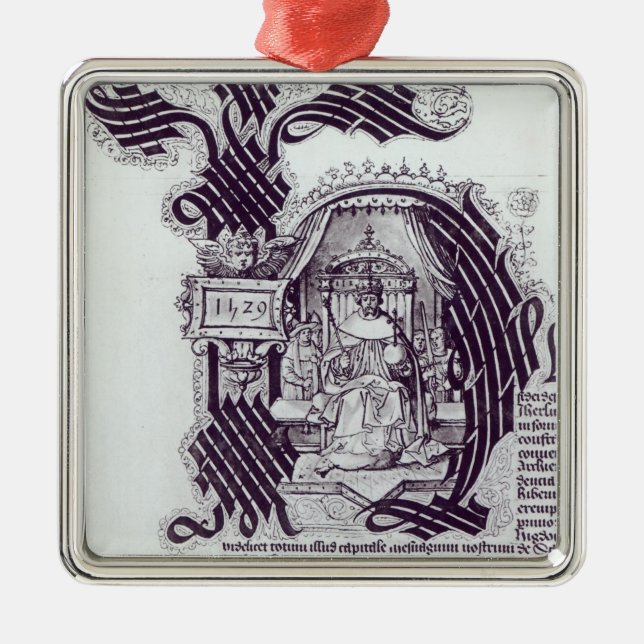 Adorno Metálico Letra inicial de una carta (Frente)