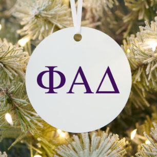 Adorno Metálico Letras griegas de Phi Alpha Delta