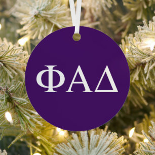 Adorno Metálico Letras griegas de Phi Alpha Delta