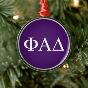 Adorno Metálico Letras griegas de Phi Alpha Delta