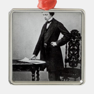 Adorno Metálico Lewis Carroll envejeció 29