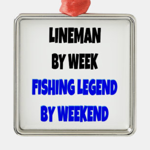 Adorno Metálico Leyenda de pesca