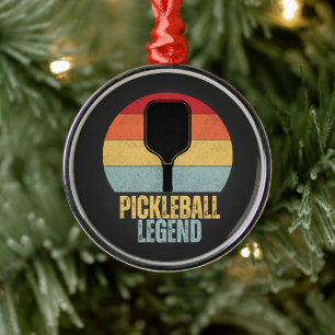 Adorno Metálico Leyenda Divertida de Pickleball
