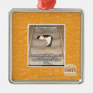 Adorno Metálico Leyes de la probabilidad de Kitteh