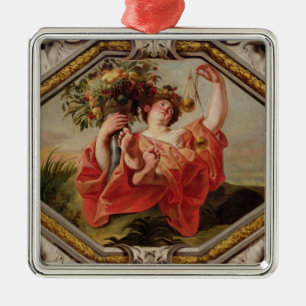 Adorno Metálico Libra, de los Rótulos del zodiaco