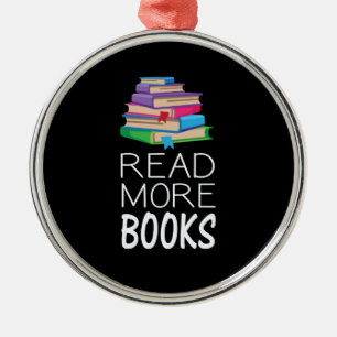 Adorno Metálico Libros - Leer más libros