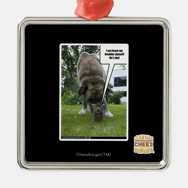 Adorno Metálico Licencia del sez I mi brudder solamente (Frente)