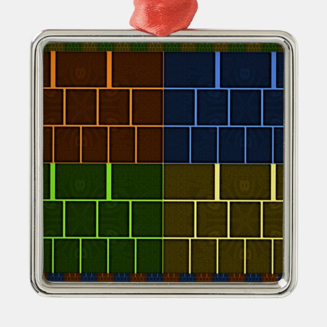 Adorno Metálico Lienzo de pared (Frente)