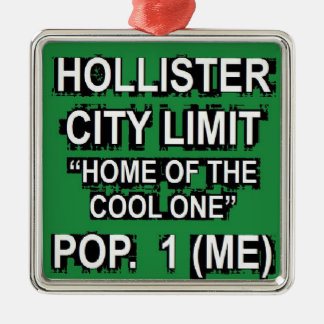Adorno Metálico Límite de ciudad de Hollister