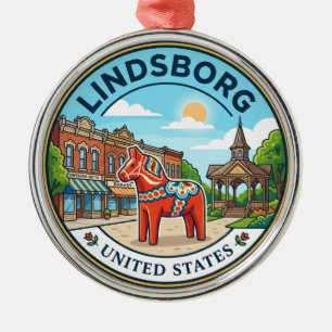 Adorno Metálico Lindsborg Kansas