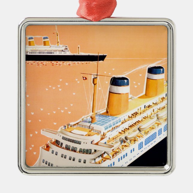 Adorno Metálico Líneas americanas de la exportación (Frente)