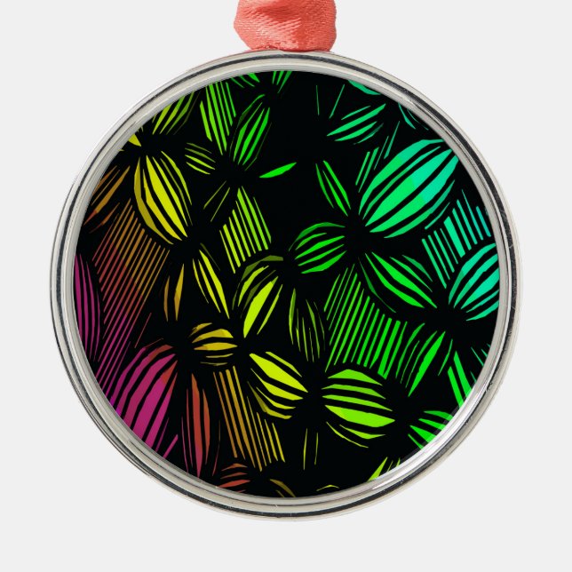 Adorno Metálico Líneas misteriosas (Frente)