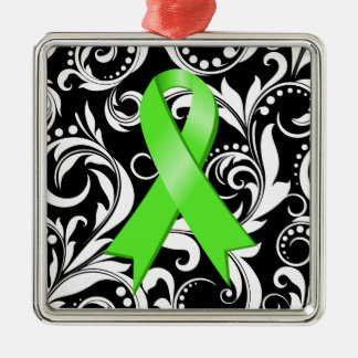 Adorno Metálico Linfoma Ribbon Deco Noir