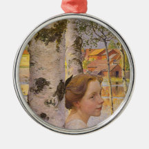 Lisbeth en el Birch Grove (bella joven Chica)