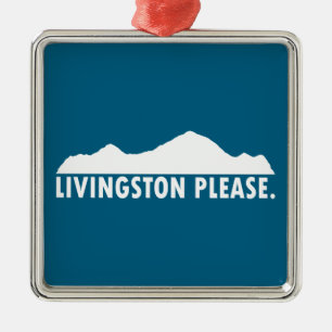 Adorno Metálico Livingston Montana Por favor