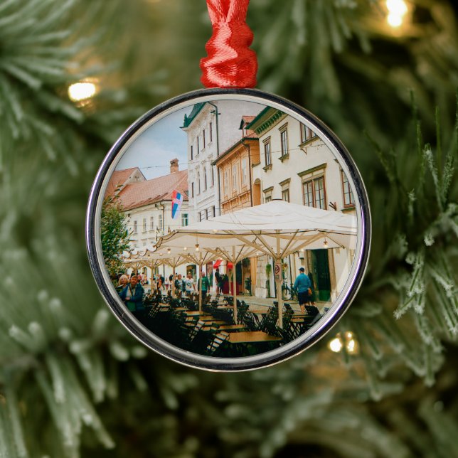 Adorno Metálico Ljubljana Cityscape (Árbol)