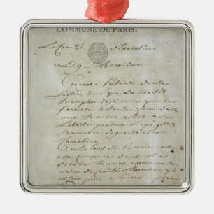 Adorno Metálico Llamada de Maximiliano de Robespierre