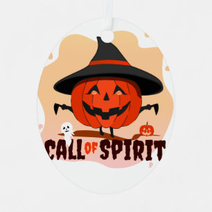 Adorno Metálico Llamado de Espíritu de Halloween