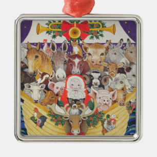 Adorno Metálico Llegada del navidad