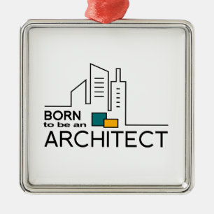 Adorno Metálico Llevado ser un arquitecto