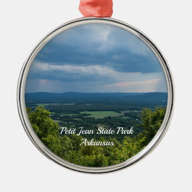 Adorno Metálico Lluvia Llega Al Petit Jean Ornament Metalizado (Frente)