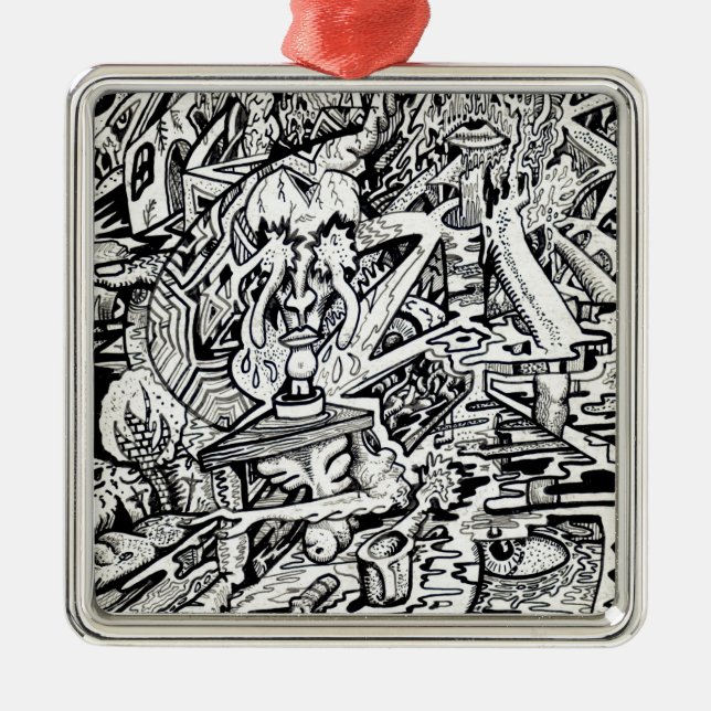 Adorno Metálico Lo adecuado, o, una transfiguración frágil (Frente)