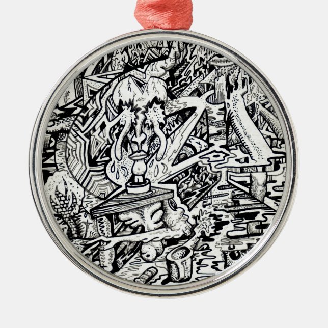 Adorno Metálico Lo adecuado, o, una transfiguración frágil (Frente)