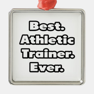 Adorno Metálico Lo mejor. Entrenador atlético. Nunca.