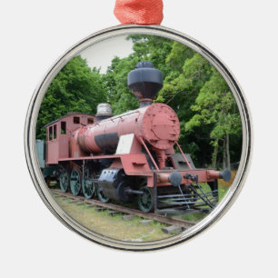 Adorno Metálico Locomotora de vapor americana antigua
