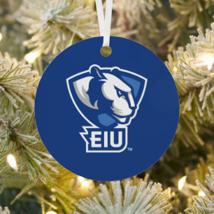 Adorno Metálico Logo de Panthers University del Este de Illinois