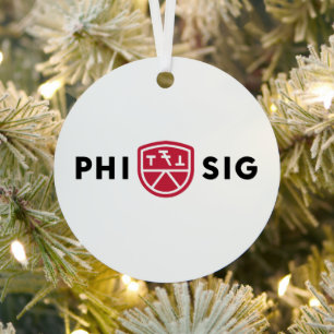 Adorno Metálico Logo de Phi Sigma Kappa