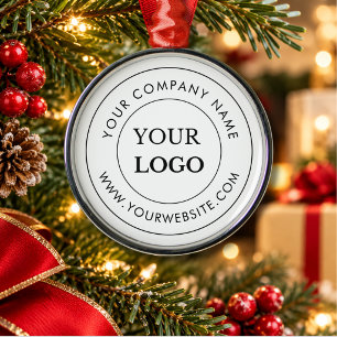 Adorno Metálico Logotipo Corporativo Personalizado de Empresa