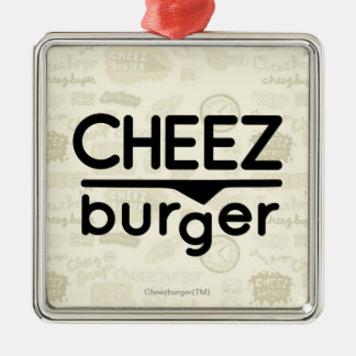 Adorno Metálico Logotipo de Cheezburger (negro)