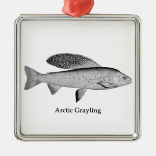 Adorno Metálico Logotipo de grillo ártico (arte de la línea)